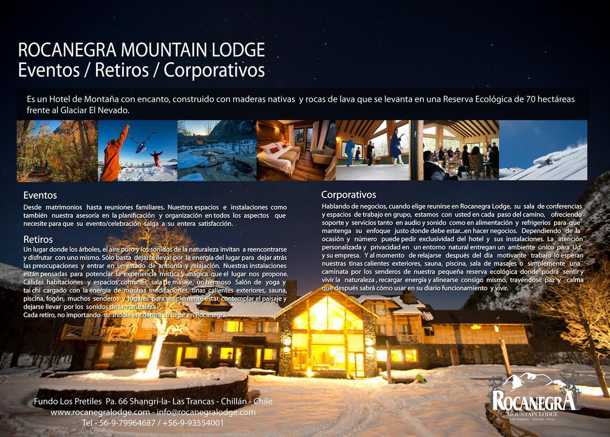 Rocanegra Mountain Lodge Las Trancas Zewnętrze zdjęcie